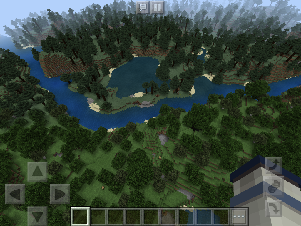Minecraft relaxation forest