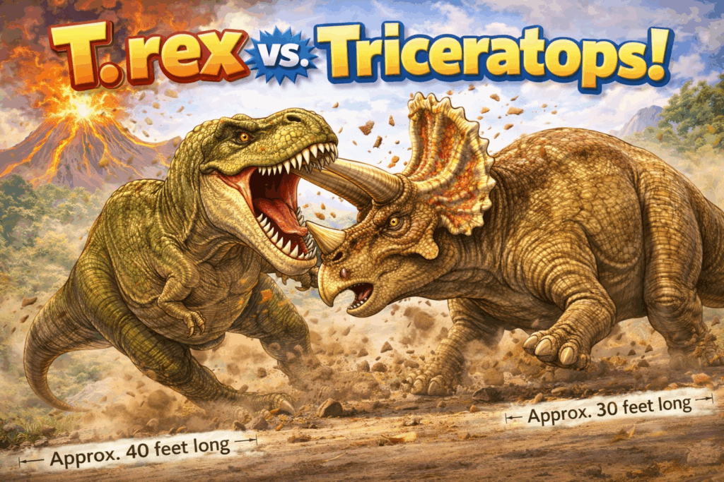 T. rex vs. Triceratops T. rex vs. Triceratops
