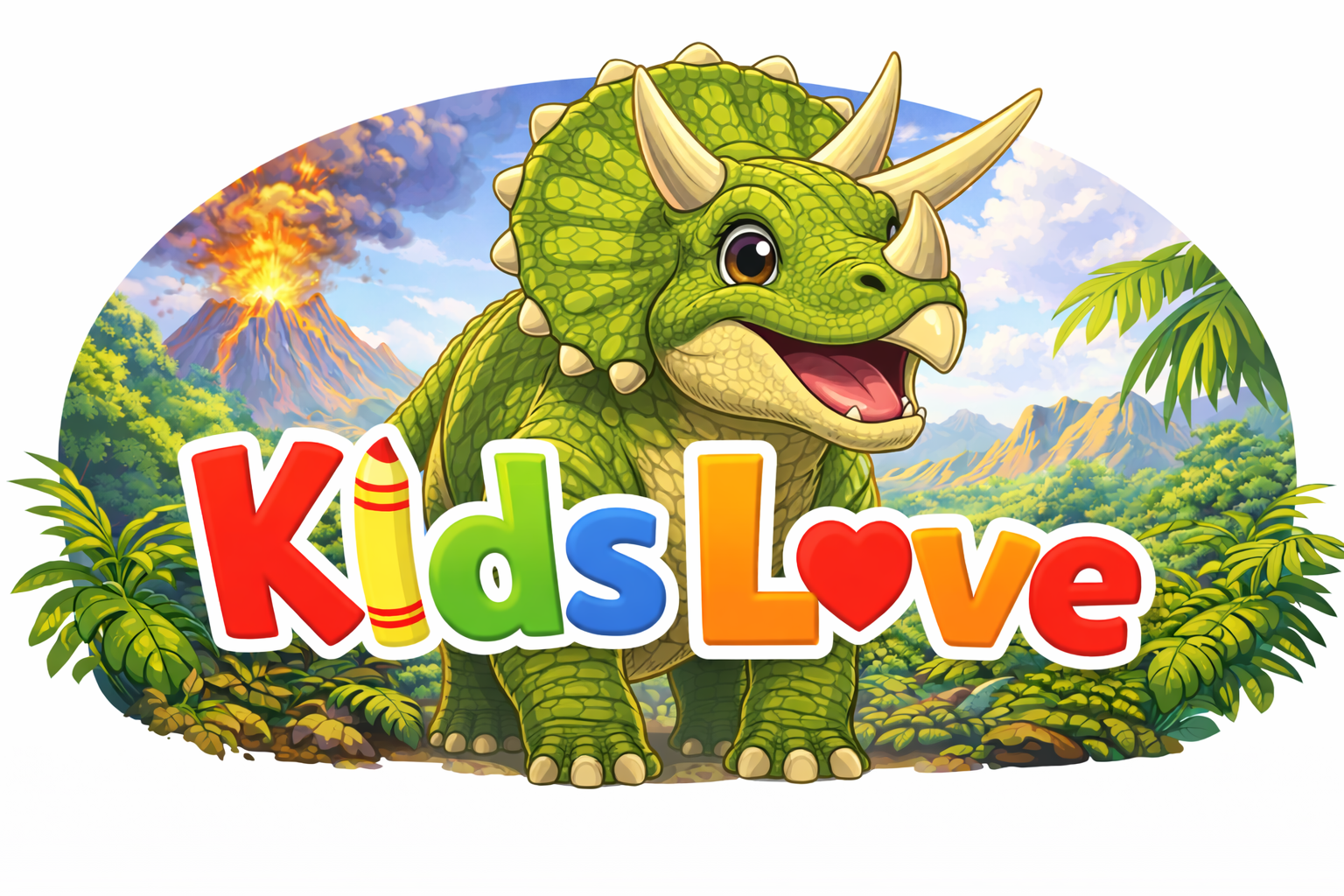 Kids Love Triceratops