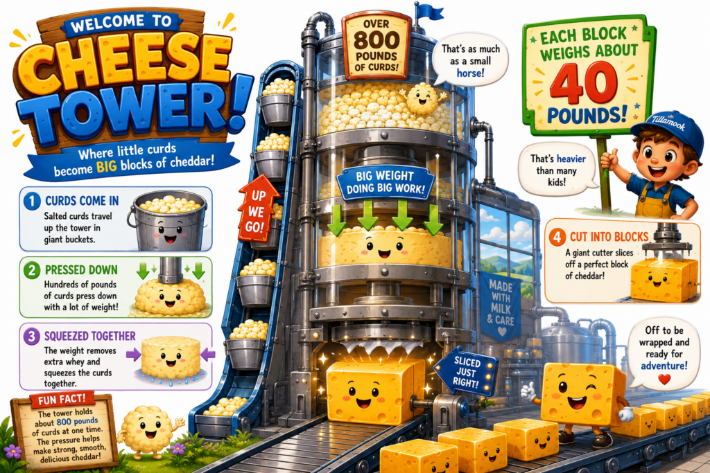 The giant tower of cheese